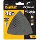 DeWalt γυαλόχαρτο 93 x 93 mm (5 τεμ.) κόκκοι 240