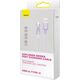 Kabel USB Baseus USB-A - USB-C 1 m Fioletowy (CATS010405)