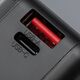 Πολυλειτουργικός φορτιστής Forcell F-Energy 6 σε 1 USB A + USB C PD 45W + power bank 15000 mAh + ασύρματη φόρτιση 15W μαύρη