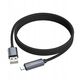 Καλώδιο USB A do Lightning HOCO 2,4A με οθόνη 1 m X112 μαύρο