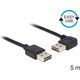 Kabel USB Delock USB-A - 5 m Czarny (83467)