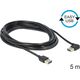 Kabel USB Delock USB-A - 5 m Czarny (83467)
