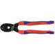 KNIPEX CoBolt, Κόφτης μπουλονιών, 5.2 mm, Χάλυβας χρωμίου-βαναδίου, Πλαστικό, Μπλε, Κόκκινο, 62 mm
