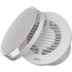 Οικιακός ανεμιστήρας EUROPLAST E-Extra EAT100S, d100 mm, με κάλυμμα, με ρουλεμάν, με χρονοδιακόπτη