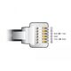 Delock Καλώδιο προσαρμογέα USB Type-A σε Serial RS-232 RJ12 με προστασία ESD Leadshine 2 m, RJ-12, USB 2.0 Type-A, 2 m, Μαύρο