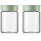 Γυάλινα βαζάκια BUYDEEM 300ml με καπάκι σε χρώμα Cozy Greenish, μοντέλο CS1002/A1
