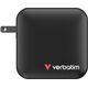 Verbatim, Φορτιστής GaN USB 3.0, USB C, γκρι, 165 W, εναλλάξιμες άκρες C,G,A