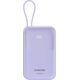 CANYON power bank OnPower 101 με καλώδιο 10000 mAh PD22.5W Μωβ
