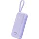 CANYON power bank OnPower 101 με καλώδιο 10000 mAh PD22.5W Μωβ