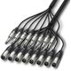ALVA - Kabel 8 x XLRm - 8 x TRS 2m