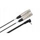 Hosa - Kabel TRS R 3.5mm - 2 x XLRf 0.6m