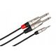 Hosa - Kabel PRO TRS 3.5mm - 2 x TS 6.35mm 3m