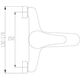 Bateria wannowa Invena Ava New ścienna chrom (BW-06-001-X)