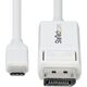 StarTech CDP2DP2MBW προσαρμογέας καλωδίου 1,9 m DisplayPort USB Type-C Λευκό