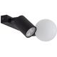 Φωτιστικό τοίχου TK Lighting Vox 10148 1x10W GU10 1x6W G9 μαύρο/λευκό