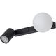 Φωτιστικό τοίχου TK Lighting Vox 10148 1x10W GU10 1x6W G9 μαύρο/λευκό