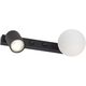 Φωτιστικό τοίχου TK Lighting Vox 10148 1x10W GU10 1x6W G9 μαύρο/λευκό