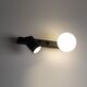 Φωτιστικό τοίχου TK Lighting Vox 10148 1x10W GU10 1x6W G9 μαύρο/λευκό