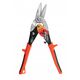 ψαλίδια λαμαρίνας soft grip, 240 mm, crmo, αριστερά