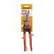 ψαλίδια λαμαρίνας soft grip, 240 mm, crmo, αριστερά