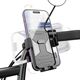 Uchwyt rowerowy motocyklowy do telefonu na kierownicę czarny Uchwyt rowerowy motocyklowy do telefonu na kierownicę czarny