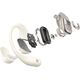 SHOKZ OpenFit 2 wireless earbud headphones, beige