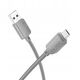 Καλώδιο USB A σε Micro USB HOCO 2,4A 1 m X113 γκρι