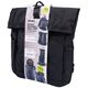 TROIKA Roll Top Rucksack TROIKA BLACK ROLL TOP