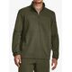 Φούτερ με φερμουάρ 1/2 Under Armour Tac Rival Job Fleece - marine green/marine green
