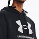 Φούτερ με κουκούλα Under Armour Rival Fleece Logo Hoodie - μαύρο/λευκό