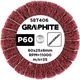 Λειαντικός τροχός με άξονα 60 x 25 x 6 mm, P60