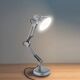 Επιτραπέζιο φωτιστικό Realpower RealPower Retro Schreibtischlampe SL-70, ασημί μέταλλο