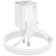 Φορτιστής Hoco N40 20W USB-C + Καλώδιο USB-C Lightning PD QC Λευκή