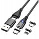 Μαγνητικό καλώδιο USB C USB-C Lightning micro-USB 3 σε 2 γρήγορη φόρτιση | 3m