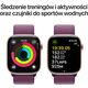 Apple Watch Series 10 (GPS) 42mm Ροζ Χρυσό Αλουμινένια Θήκη με Δαμασκηνί Αθλητικό Λουράκι (MWWK3)