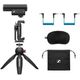 Sennheiser MKE 400 MOBILE KIT - Πυκνωτικό μικρόφωνο, υπερκαρδιοειδές, εξοπλισμένο με φίλτρο χαμηλής διέλευσης με τρίποδο Manfrotto