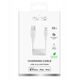 Σπειροειδές καλώδιο Puro 12W USB-A - Lightning 1m - λευκό