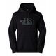 Φούτερ με κουκούλα drew peak light-tnf black-duck green-l THE NORTH FACE