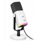 Δυναμικό μικρόφωνο στούντιο Fifine AM8W AMPLIGAME USB/XLR RGB λευκό PnP