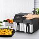 Extralink Home Air Fryer SJ-1000 10L EU | Frytkownica | (6L+4L)  2500W