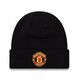 Σκουφάκι New Era Core Cuff Manchester United FC Καπέλο 11213215 Μαύρο Ένα μέγεθος