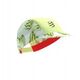 Καπέλο Compressport Pro Racing Cap - πράσινο καμουφλάζ/φλουό κόκκινο