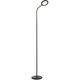 LED επιδαπέδιο φωτιστικό G.LUX, 12W, 3000-5000K, 1100lm, ρυθμιζόμενο, μαύρο