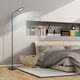 LED επιδαπέδιο φωτιστικό G.LUX, 12W, 3000-5000K, 1100lm, ρυθμιζόμενο, μαύρο
