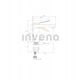 Invena μπαταρία νιπτήρα Neri, χρώμιο BU-01-001-L