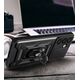 Θήκη Hybrid Armor Camshield με βάση και προστασία κάμερας για το OnePlus Ace Pro 5G / 10T 5G - μαύρο