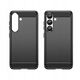 Ελαστική θήκη σιλικόνης Carbon Case για Xiaomi Redmi Note 14 Pro 4G - μαύρη