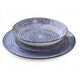 STRIPES BLUE Σετ δείπνου 18 τεμ. 27/19/20 εκ. μπολ 550 ml
