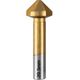 Wiertła fazujące stożkowe pogłębiacze TiN, 6.3-20.5 mm, zestaw 6 szt.