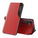 Θήκη Eco Leather View Case κομψή θήκη με καπάκι και λειτουργία βάσης για Samsung Galaxy A36 - κόκκινο
